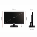 MONITOR VIEWSONIC LCD 24" 1920x1080, VGA, HDMI, OTS ID, Black
