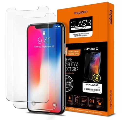 PROTECTOR DE PANTALLA SPIGEN P/IPHONE 7 PLUS X 2