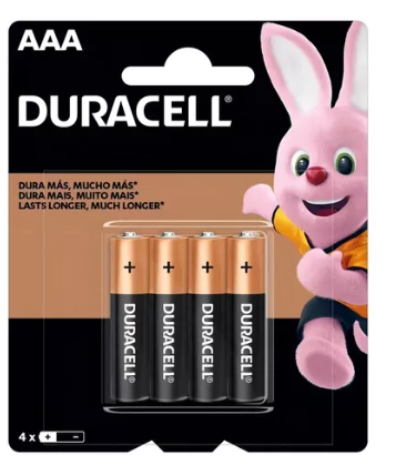 [MN-2400] PILAS ALCALINAS DURACELL AAA BLISTER X4 